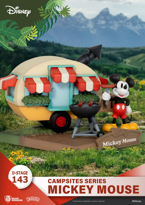 Beast Kingdom Disney Campsite Series Mickey Mouse D-Stage PVC Diorama Statue